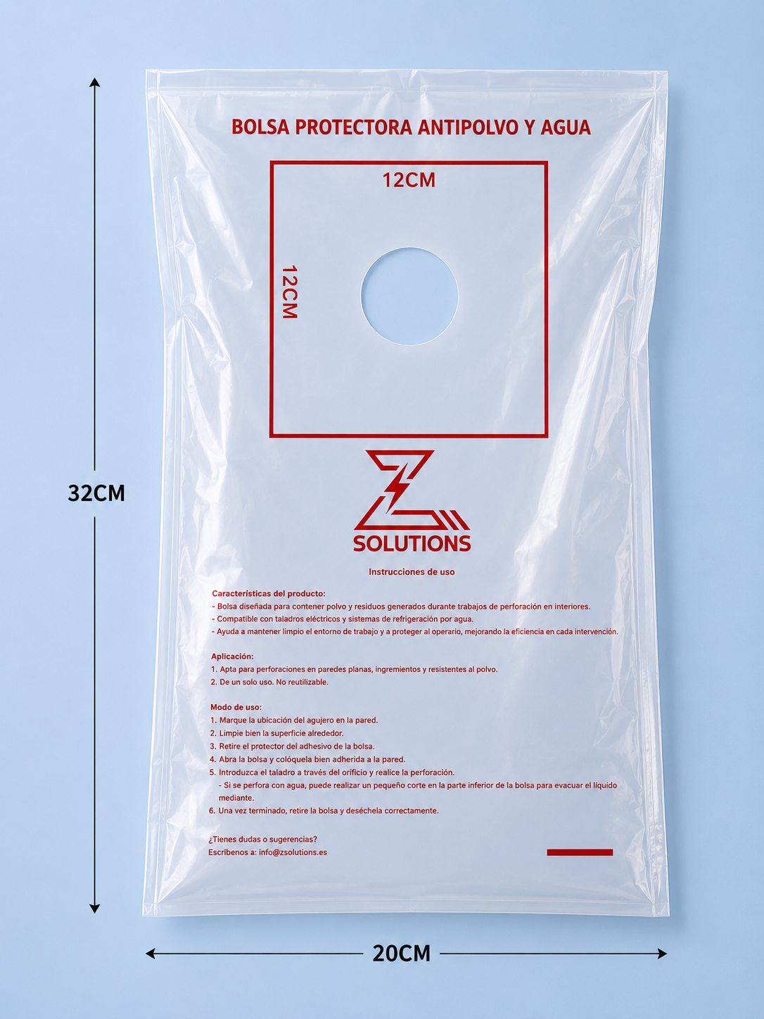 Bolsas Anti-Polvo Z Solutions (40mm)