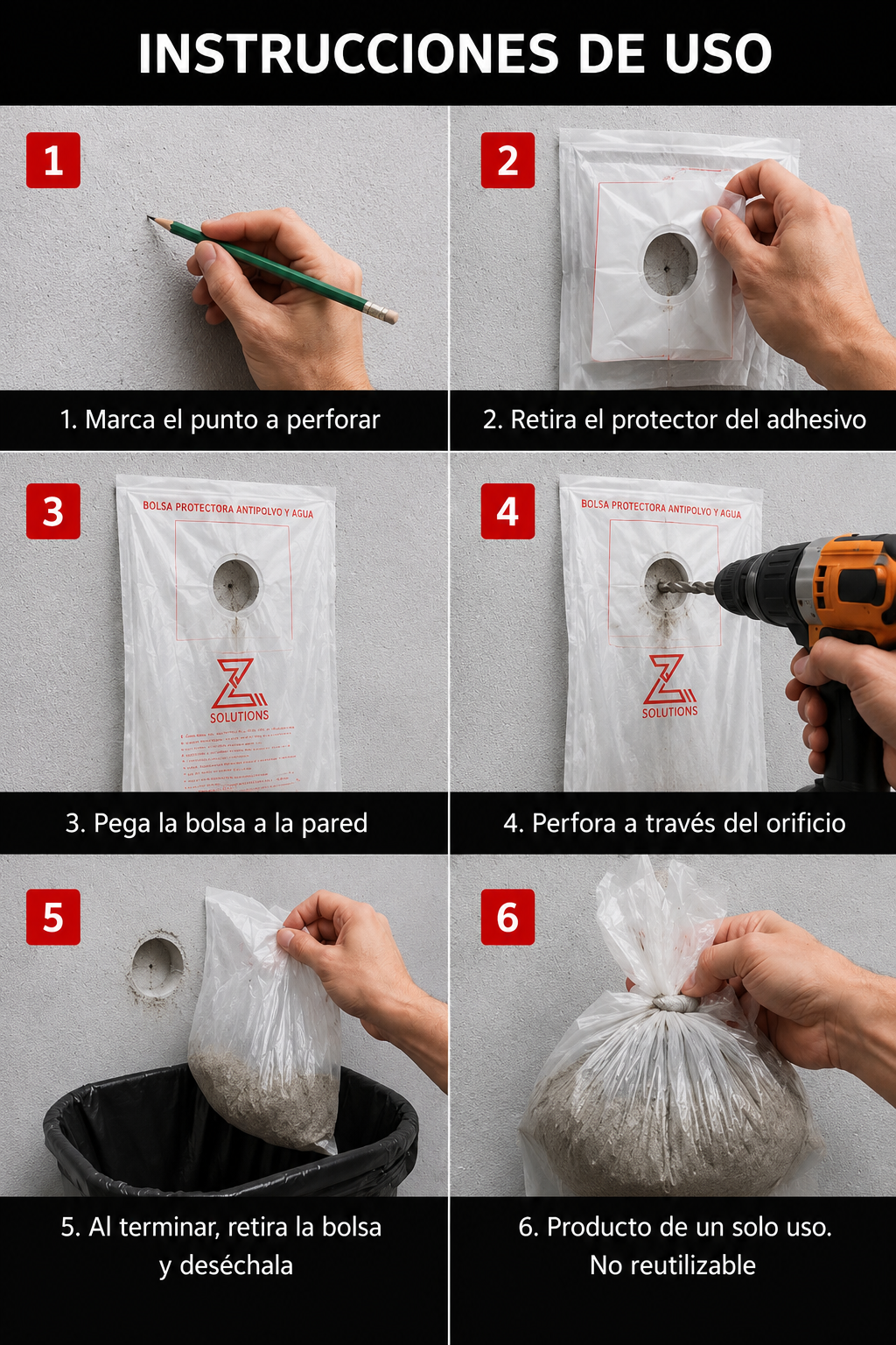 Bolsas Anti-Polvo Z Solutions (40mm)